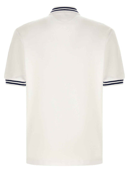 White Cotton Polo Shirt