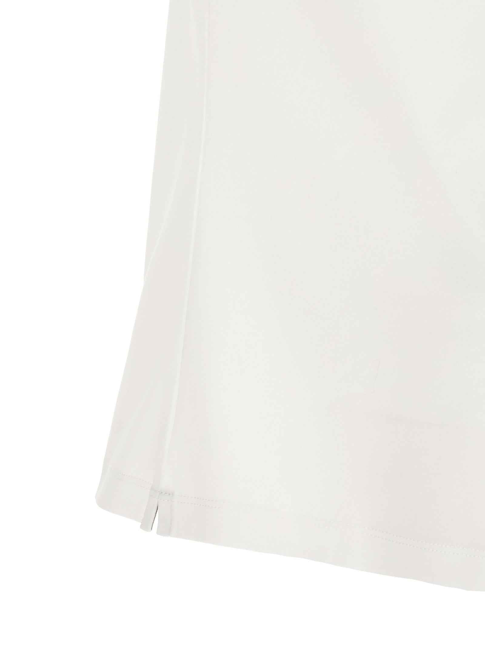 White Cotton Polo Shirt