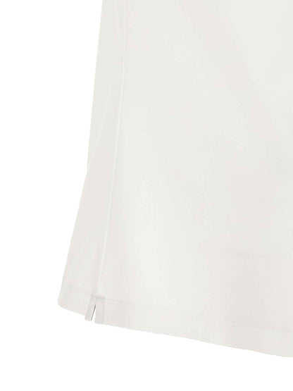 White Cotton Polo Shirt
