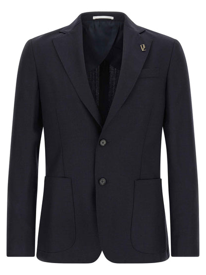 Blue Wool Blazer