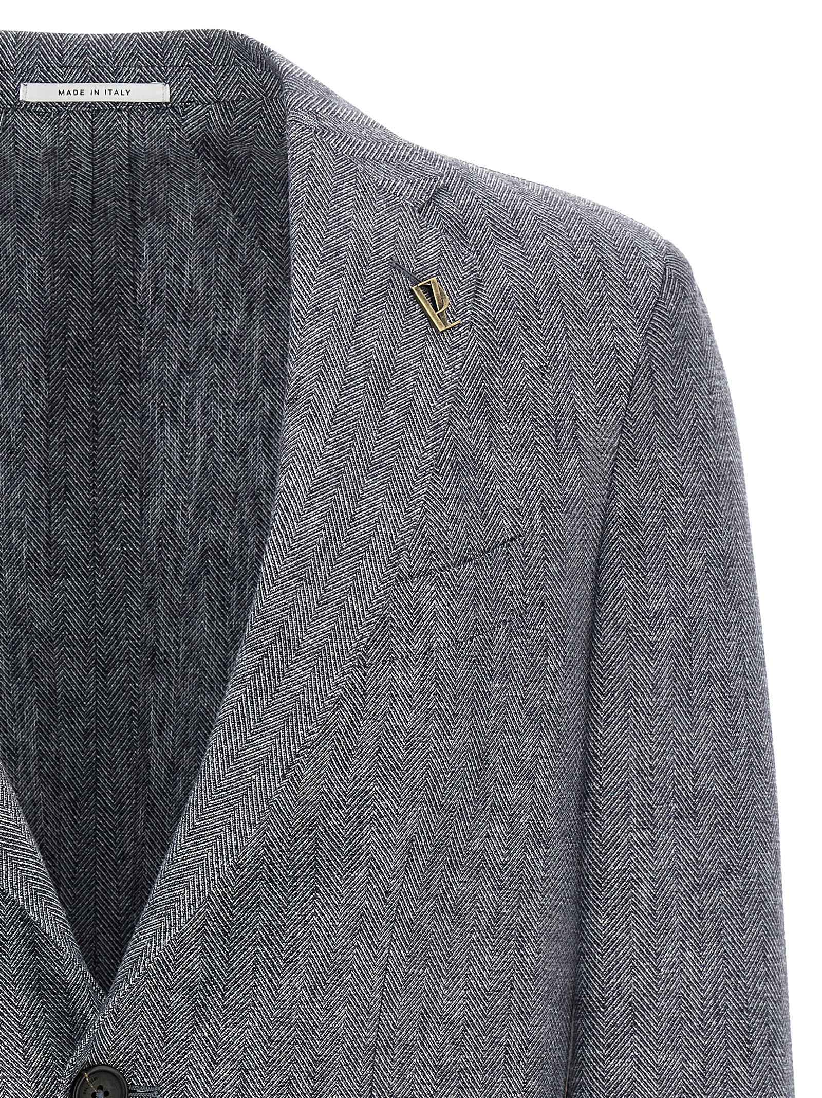 Blue Linen Blazer