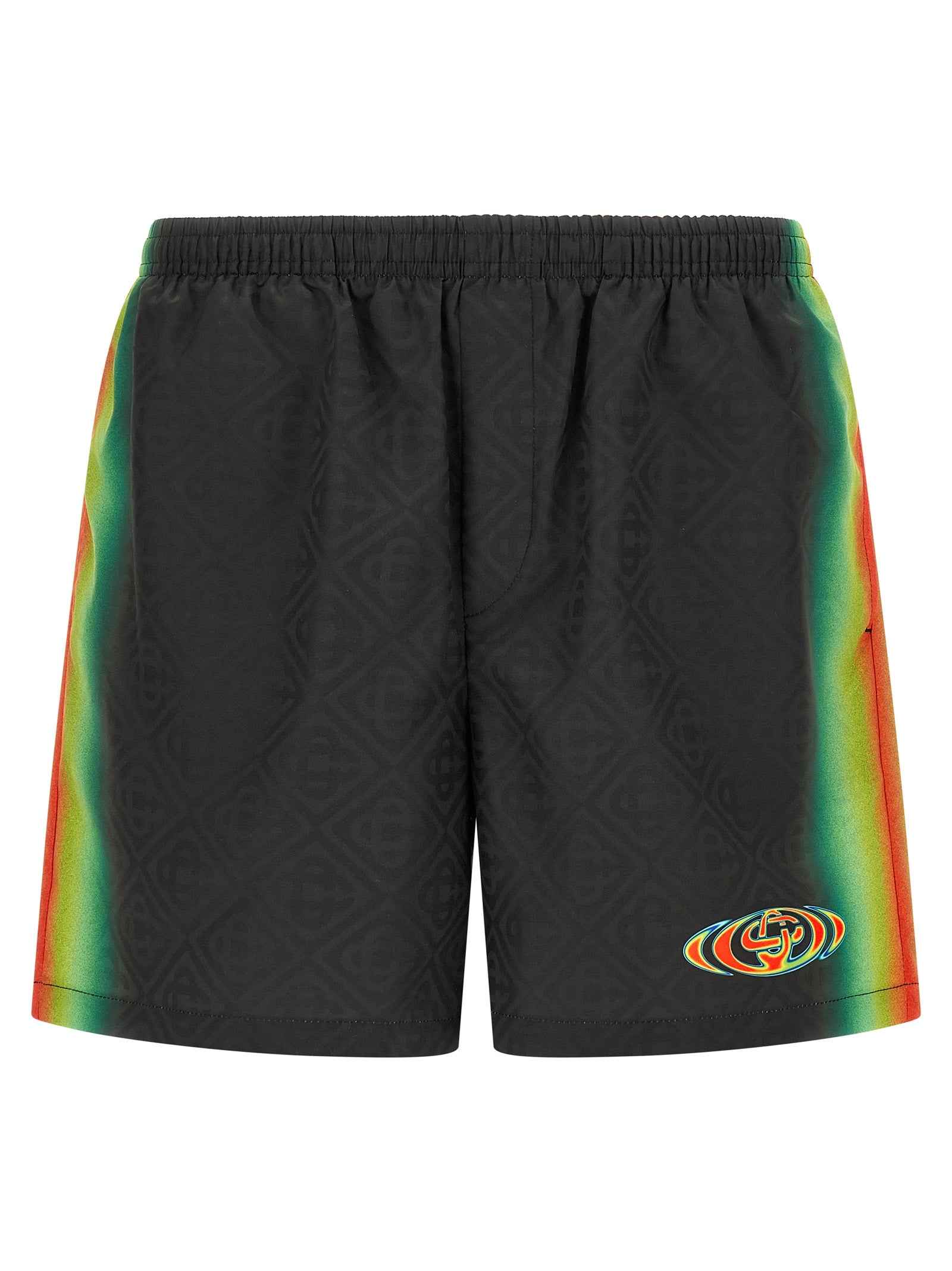 Multicolor Polyester Swim Shorts