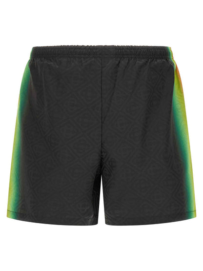 Multicolor Polyester Swim Shorts