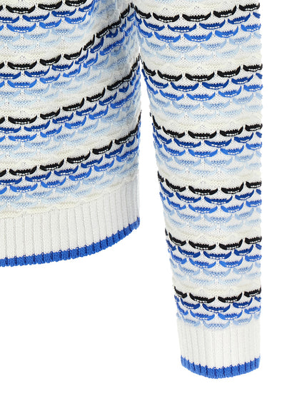 Blue Cotton Polo Shirt