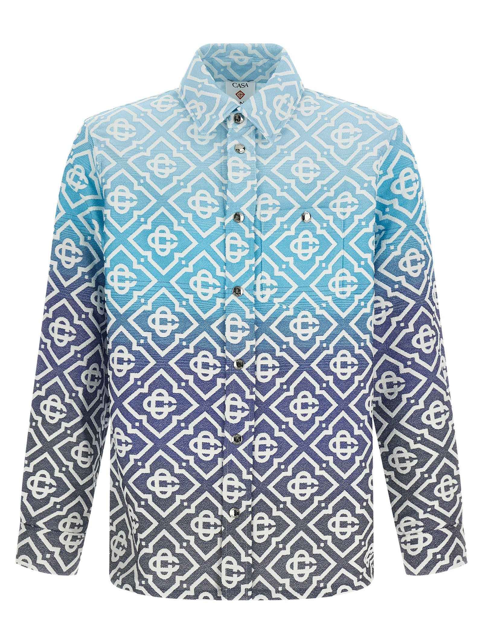 Blue Cotton Shell Jacket