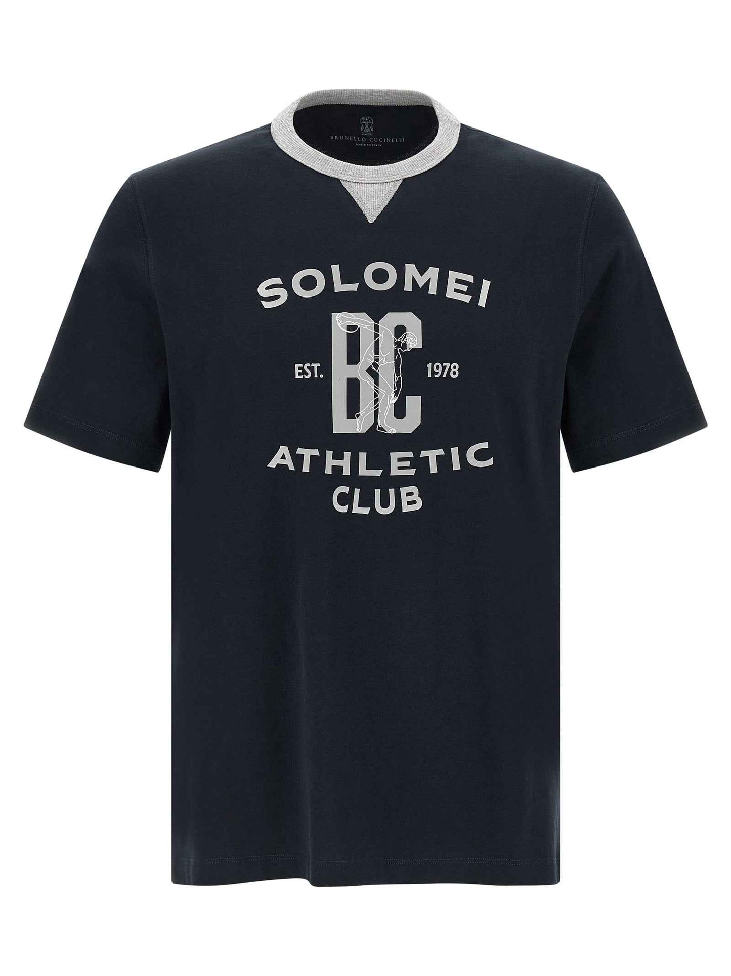 Blue Cotton T-Shirt