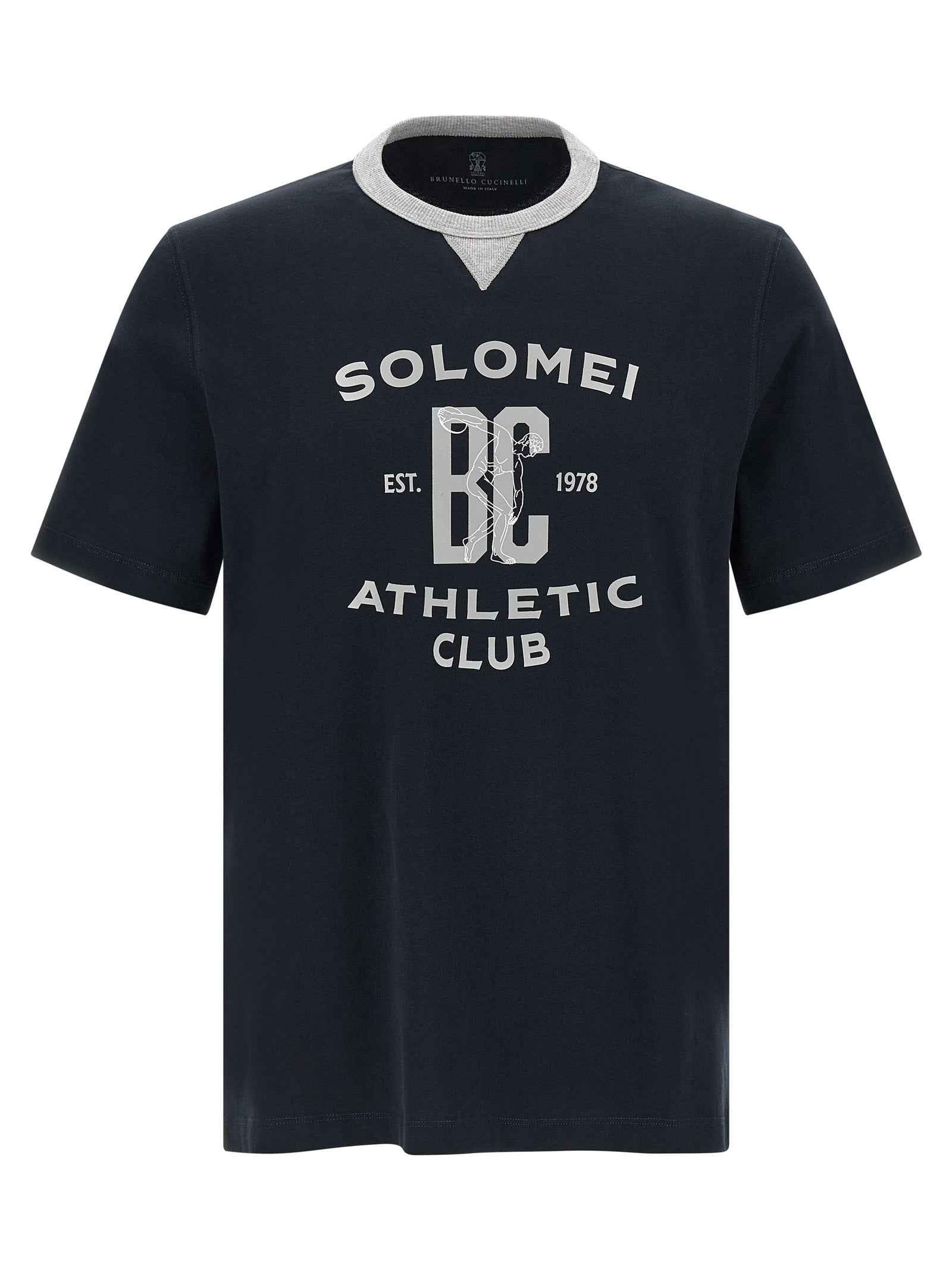 Blue Cotton T-Shirt