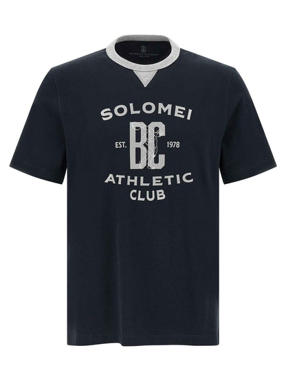 Blue Cotton T-Shirt