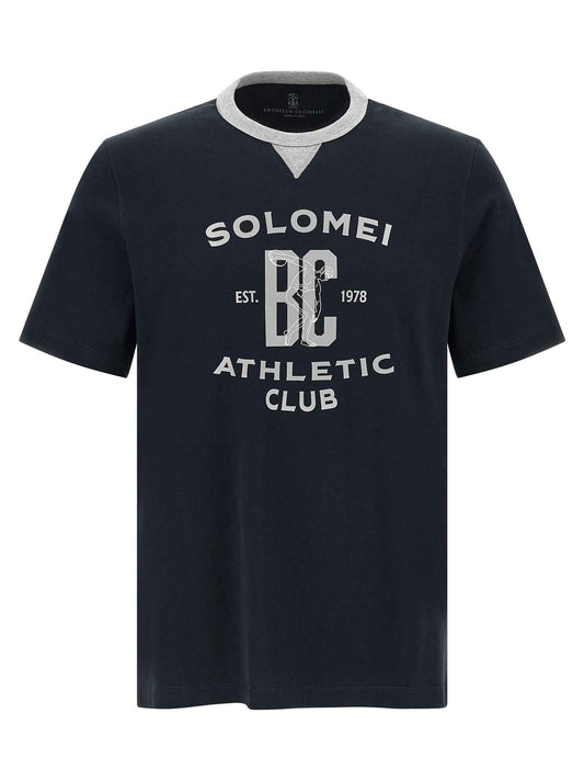 Blue Cotton T-Shirt