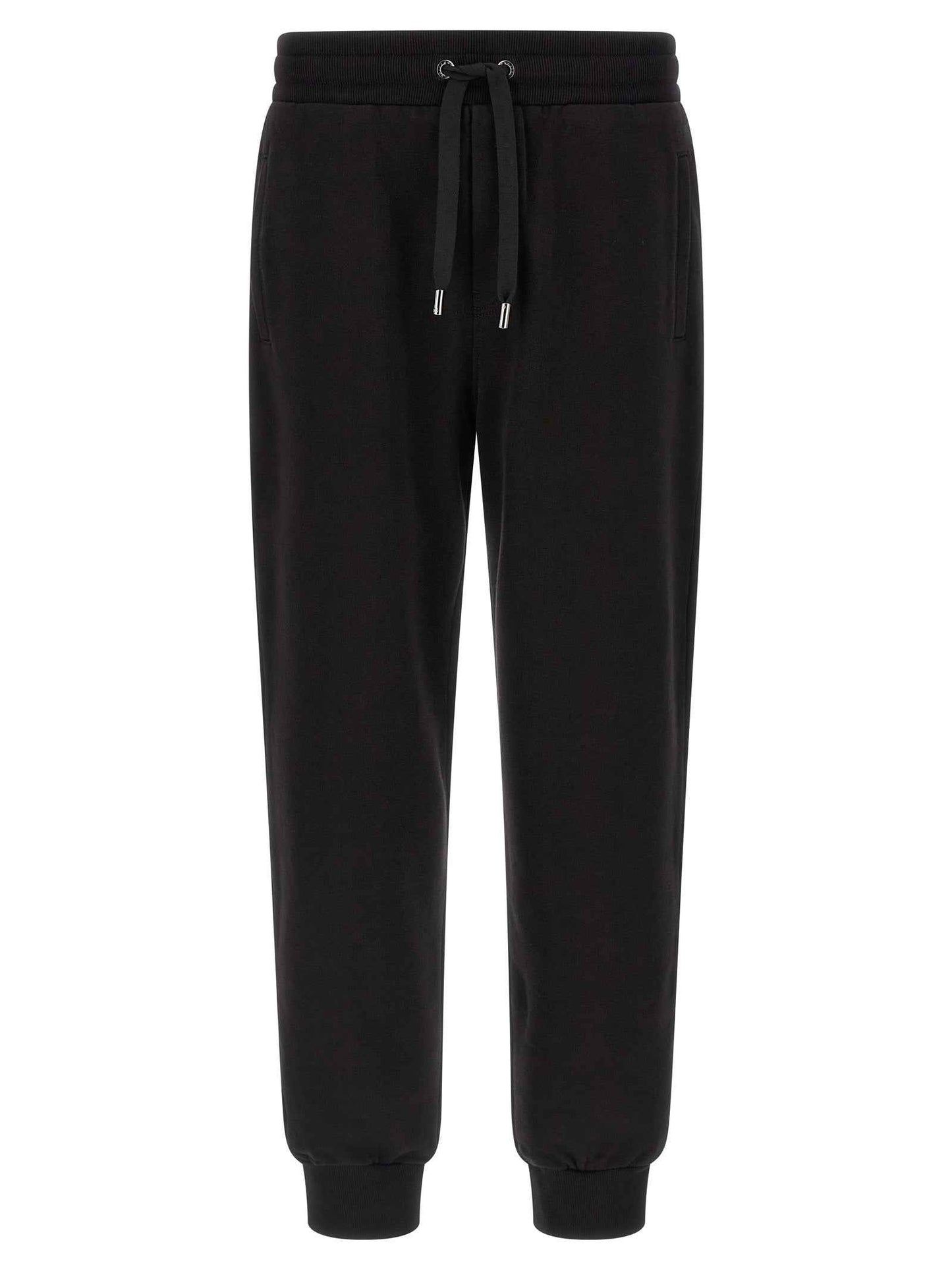 Black Cotton Joggers (Workout Pants)