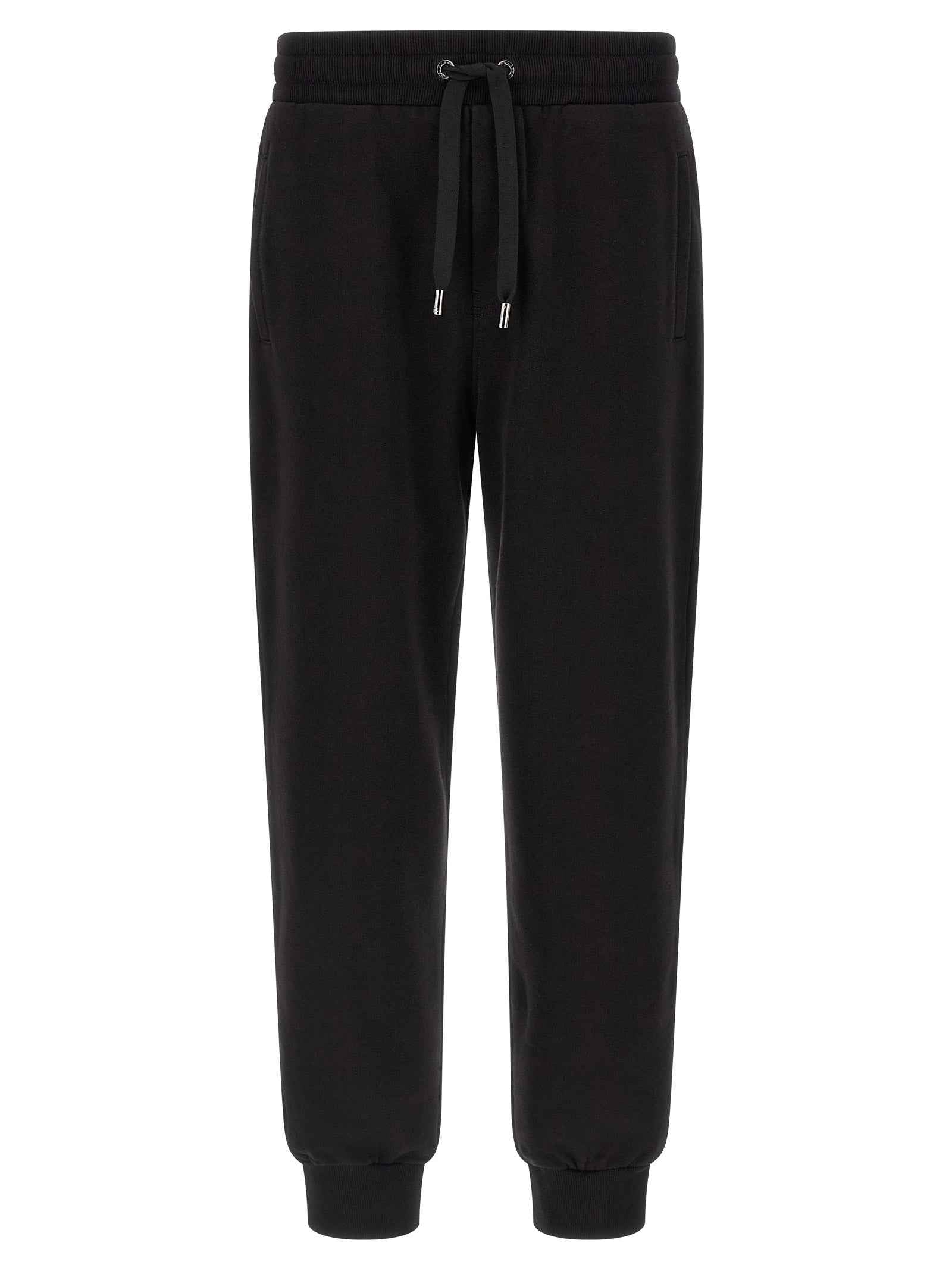 Black Cotton Joggers (Workout Pants)