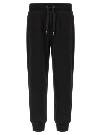 Black Cotton Joggers (Workout Pants)