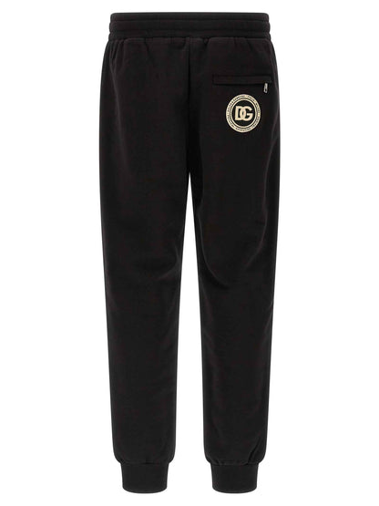Black Cotton Joggers (Workout Pants)