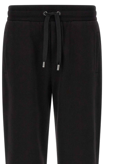 Black Cotton Joggers (Workout Pants)