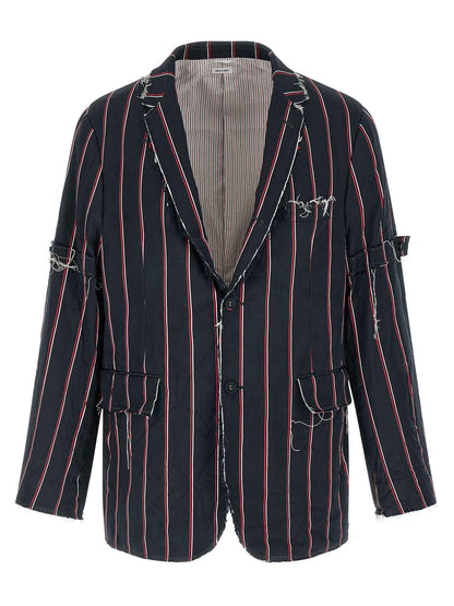 Blue Silk Blazer