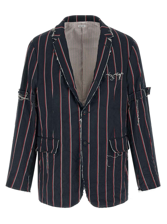Blue Silk Blazer