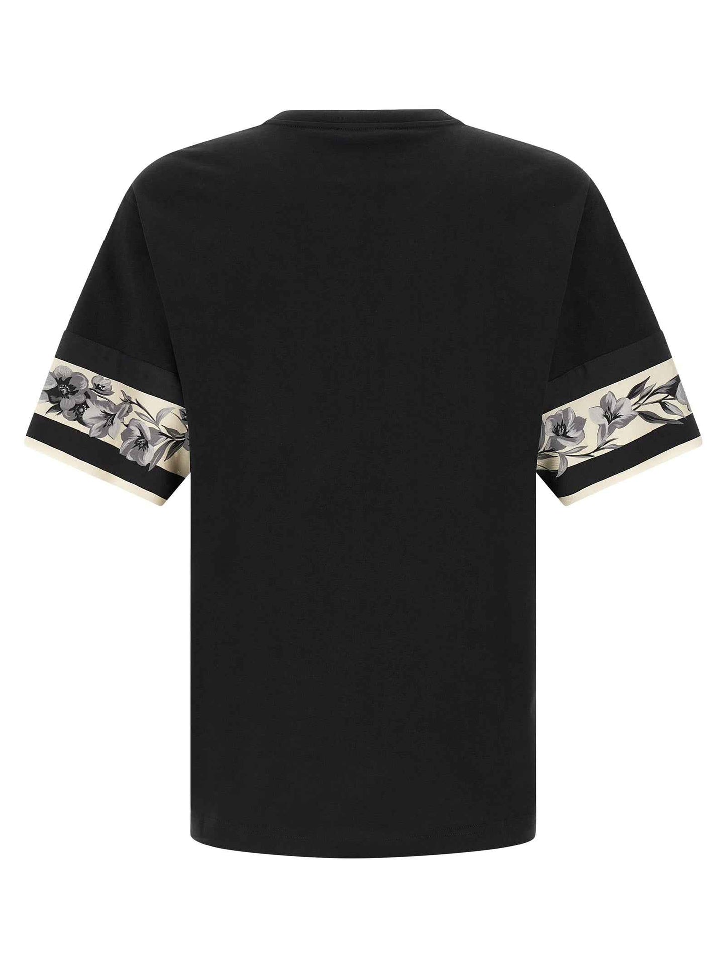 Black Cotton Long Sleeve T-Shirt