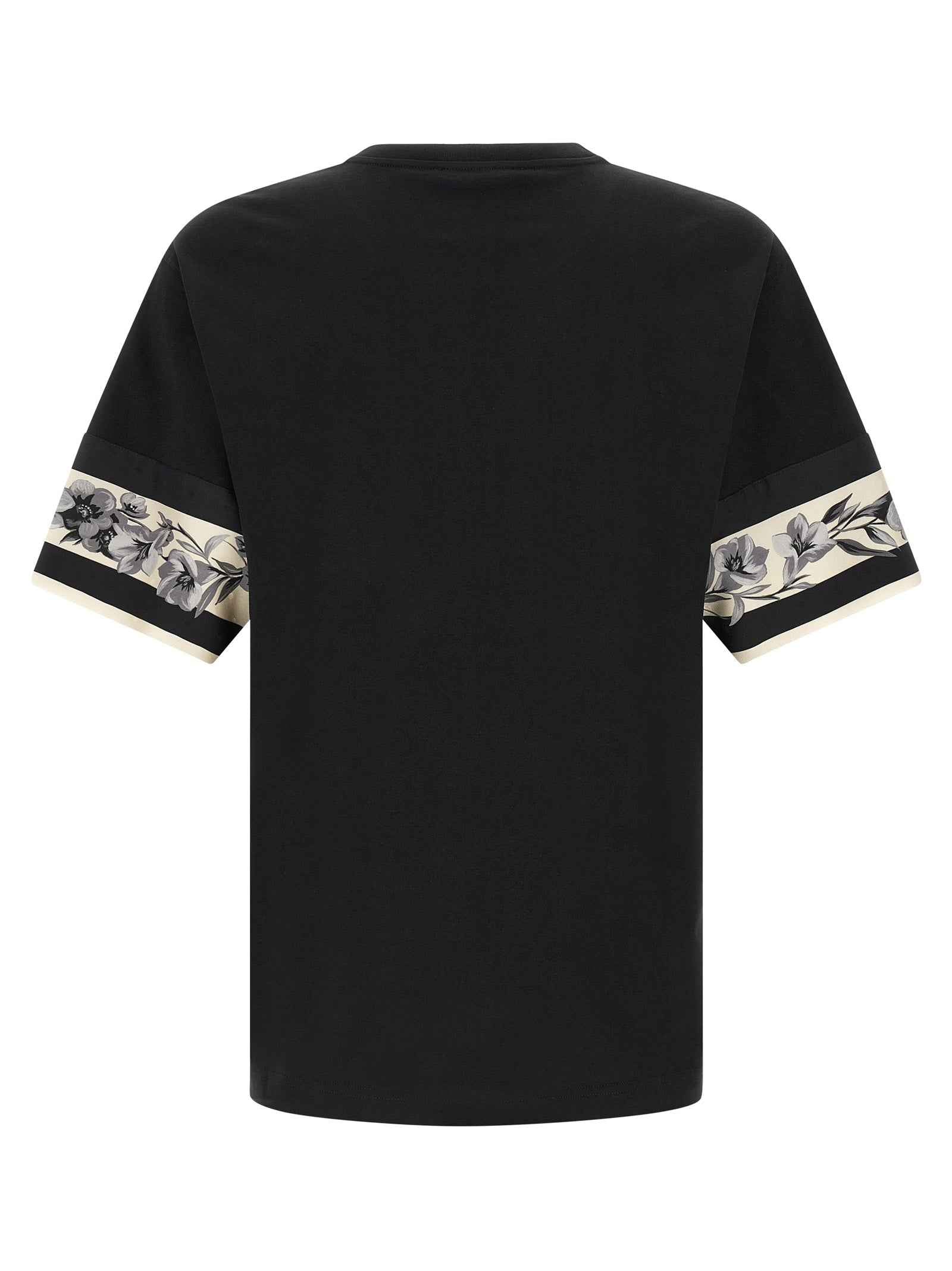 Black Cotton Long Sleeve T-Shirt