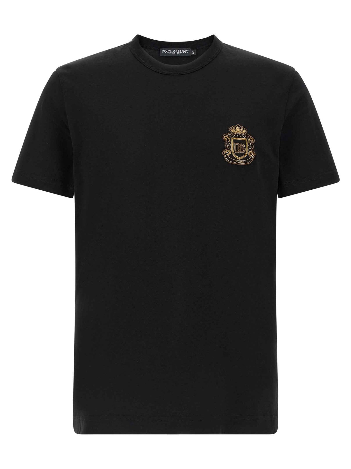 Black Cotton T-Shirt