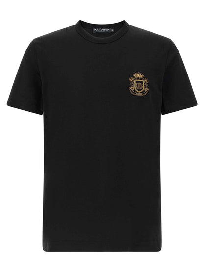 Black Cotton T-Shirt