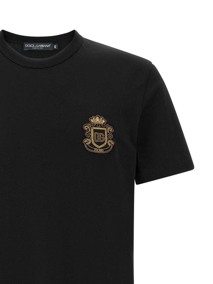 Black Cotton T-Shirt
