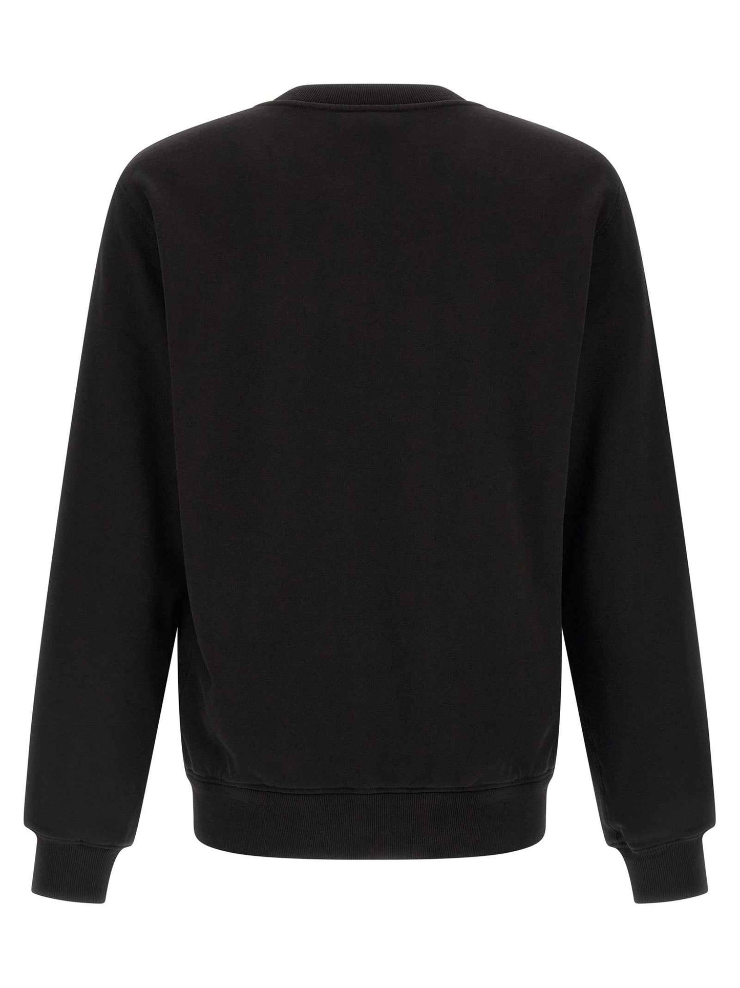 Black Cotton Sweatshirt