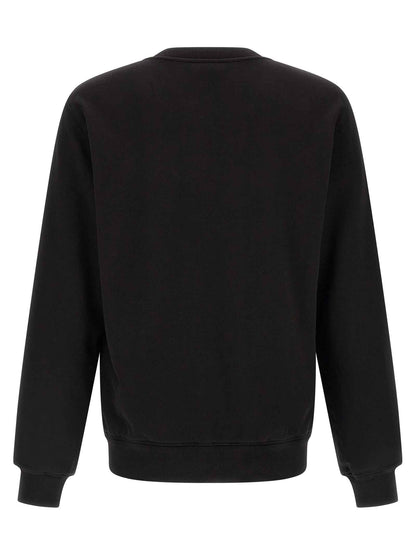 Black Cotton Sweatshirt
