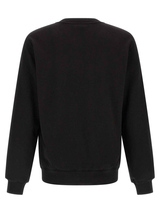 Black Cotton Sweatshirt