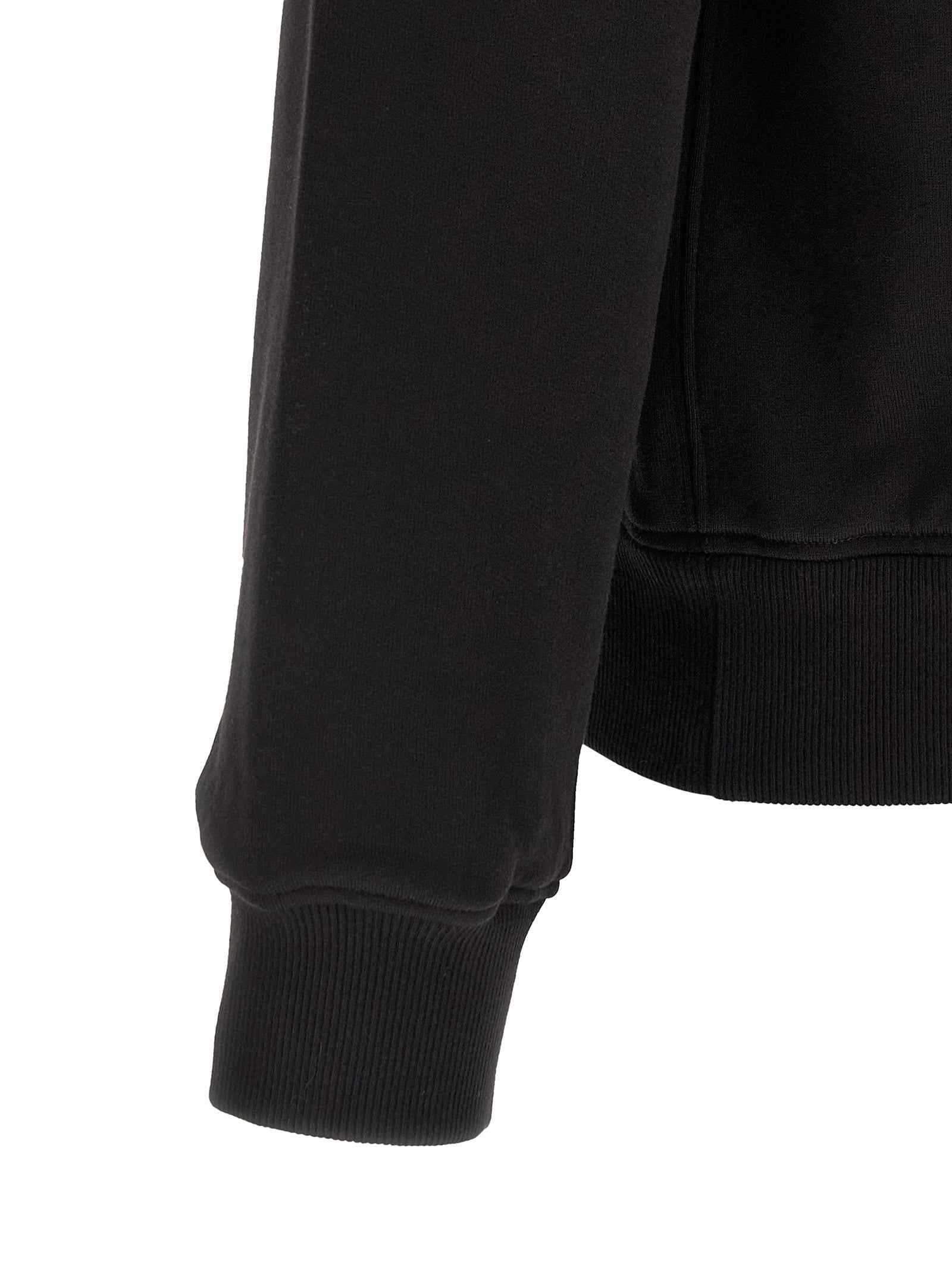 Black Cotton Sweatshirt