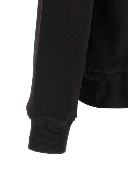 Black Cotton Sweatshirt