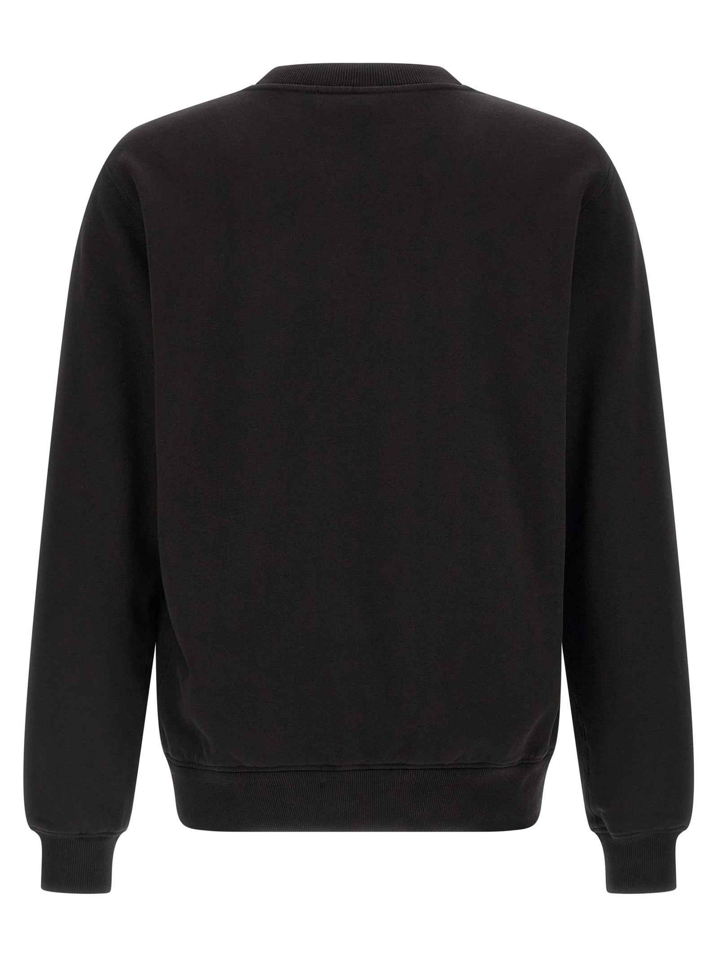 Black Cotton Sweatshirt