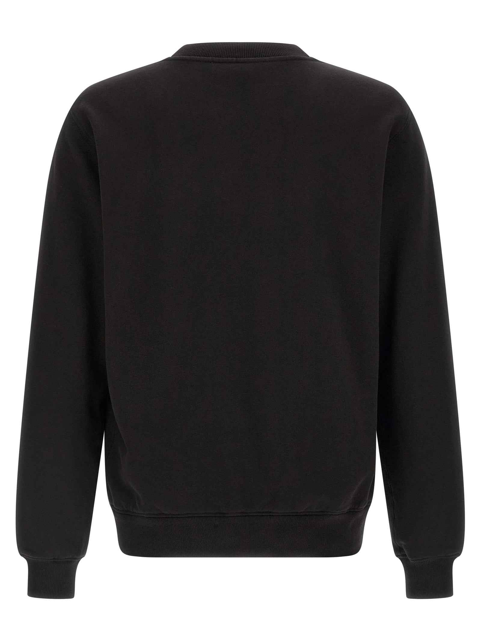 Black Cotton Sweatshirt