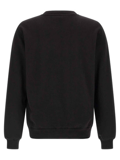 Black Cotton Sweatshirt