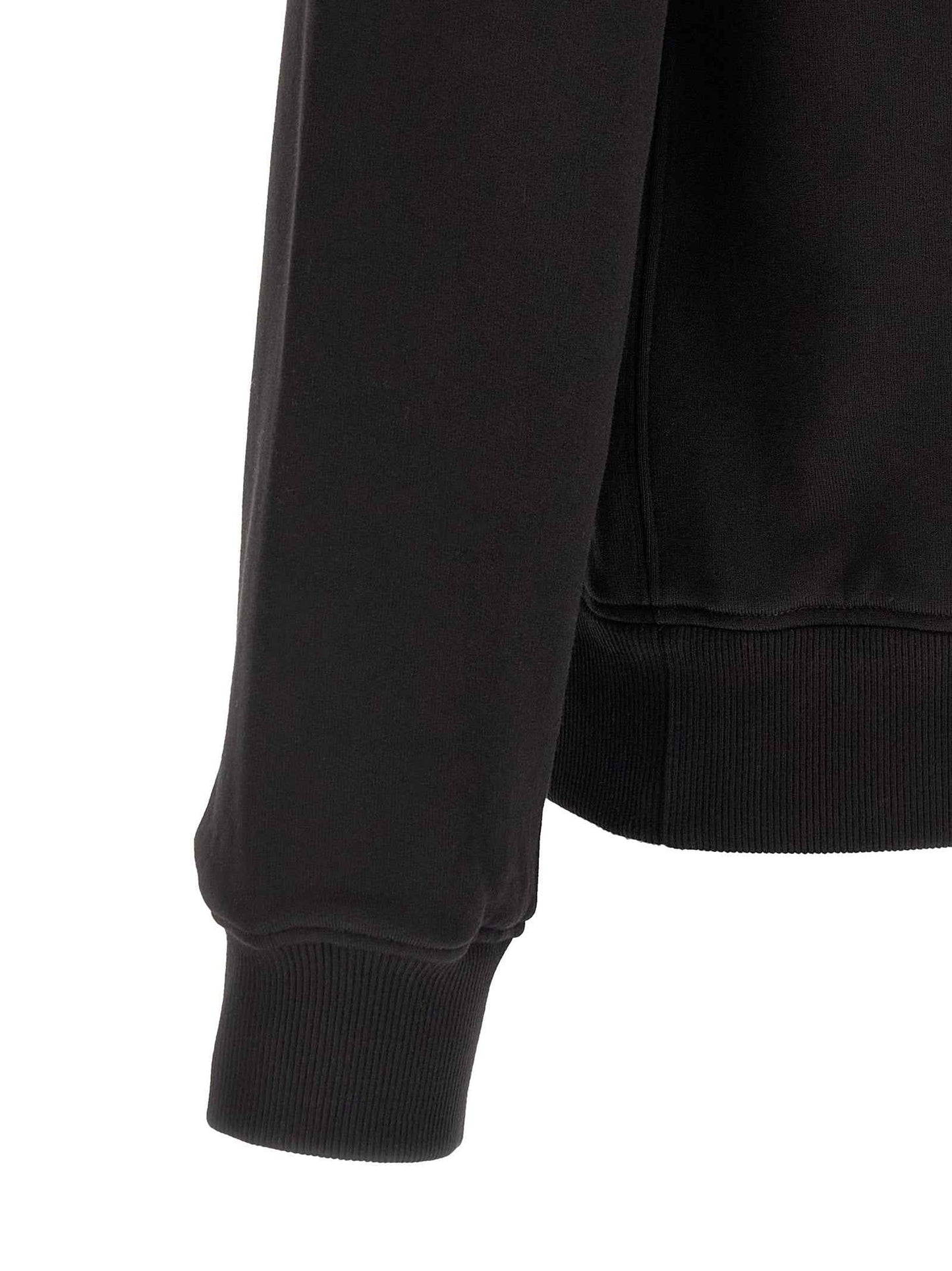 Black Cotton Sweatshirt