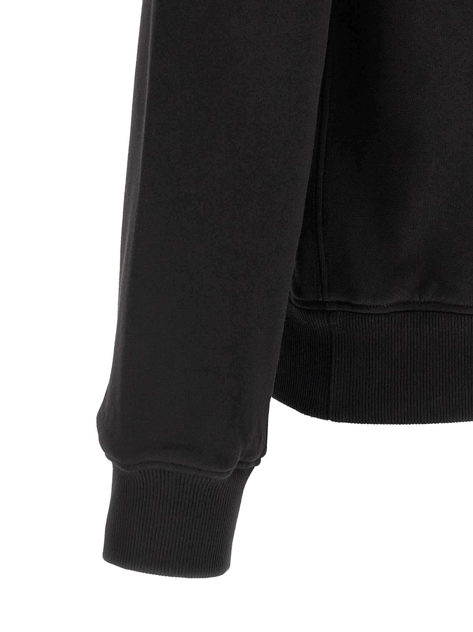 Black Cotton Sweatshirt