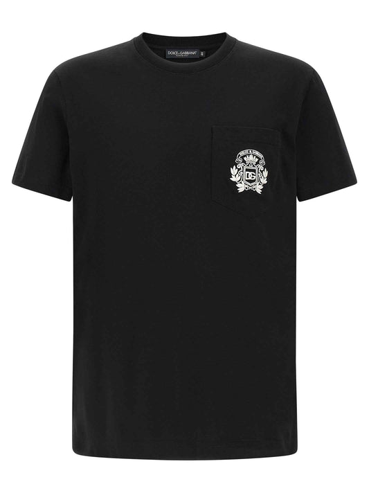 Black Cotton T-Shirt