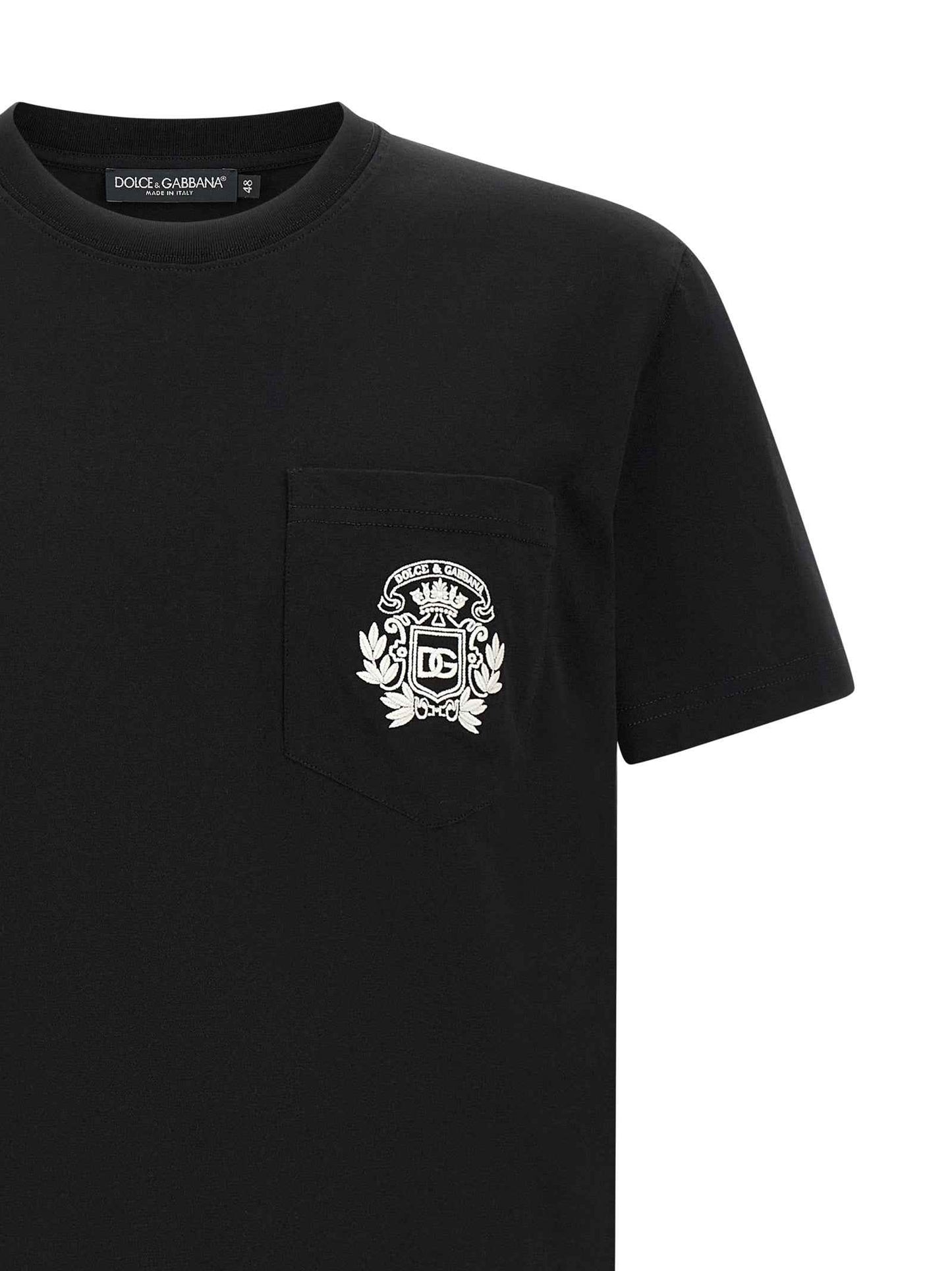 Black Cotton T-Shirt