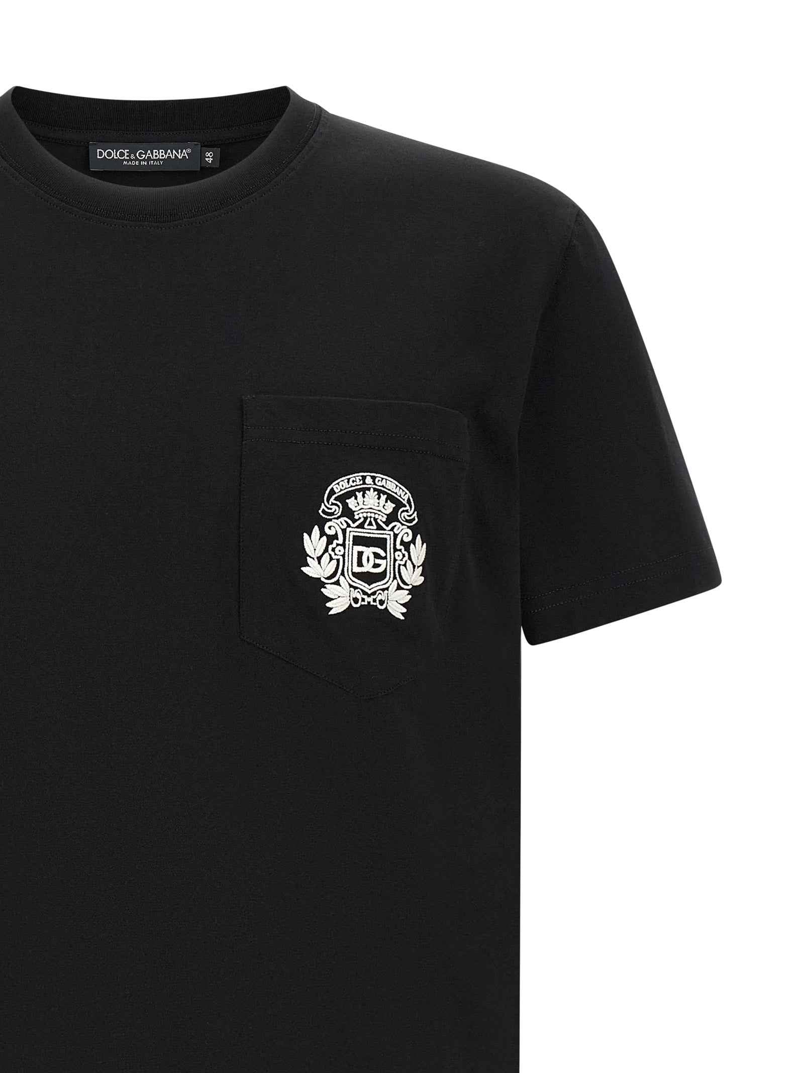 Black Cotton T-Shirt