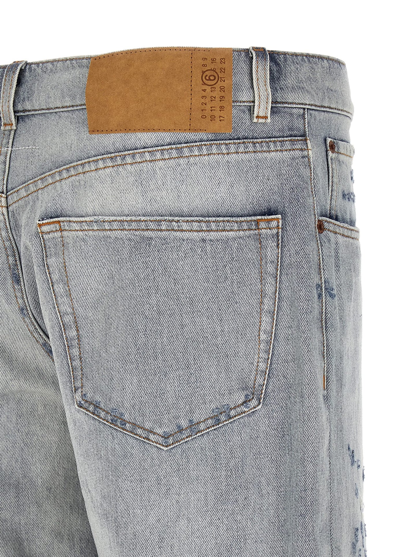 Blue Cotton Relaxed Fit Jeans