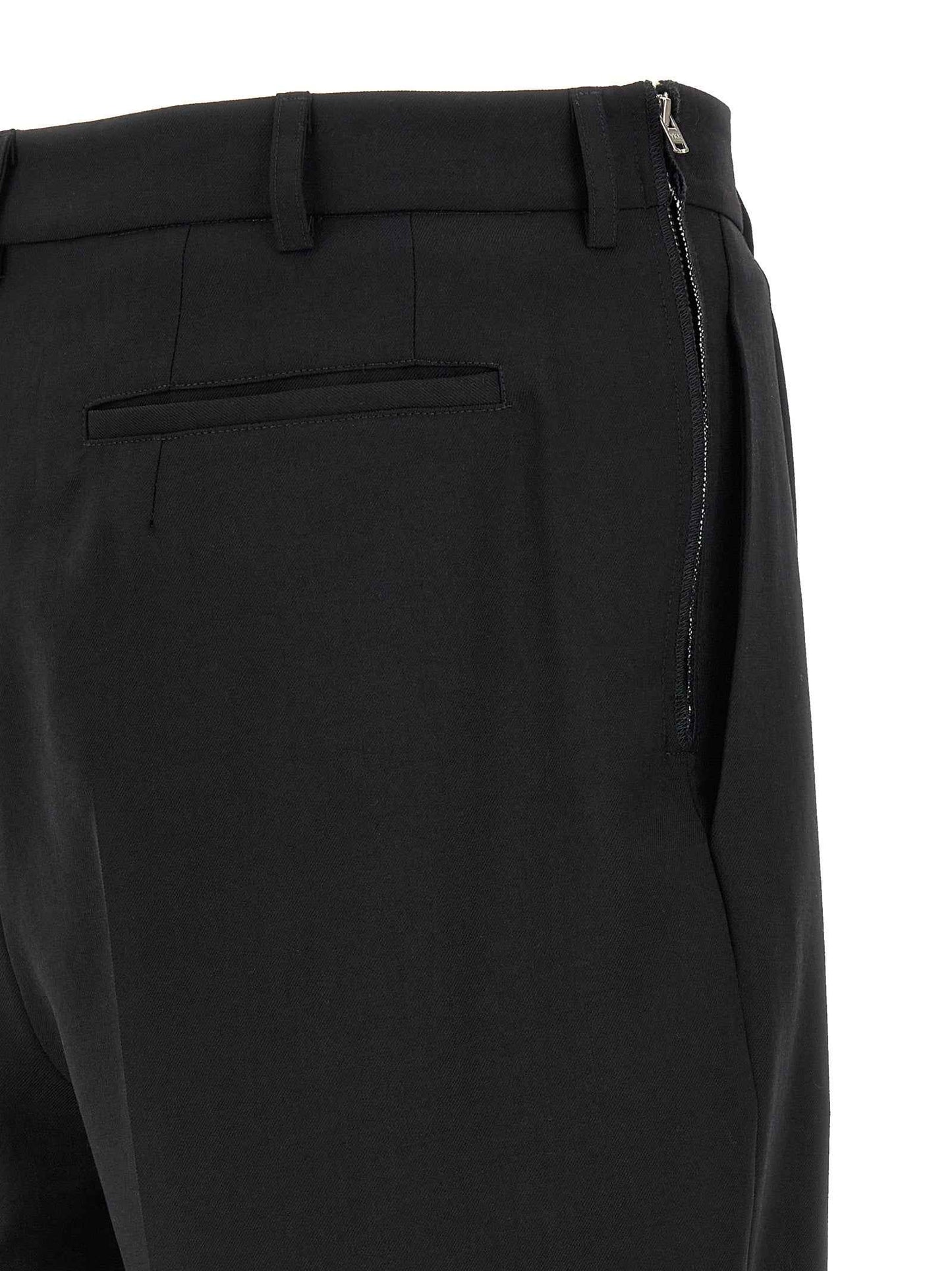 Black Wool Dress Pants