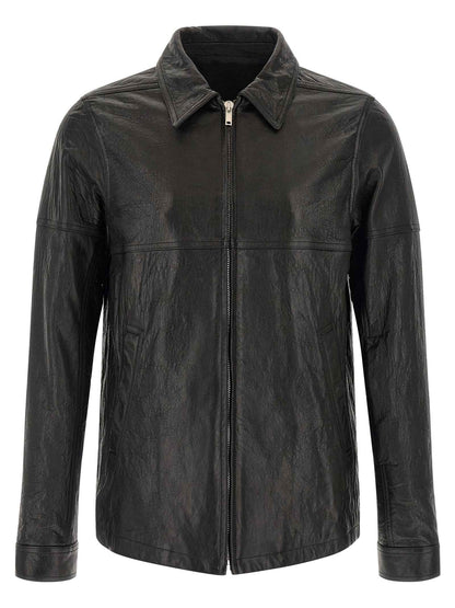Black Lamb Leather Leather Jacket