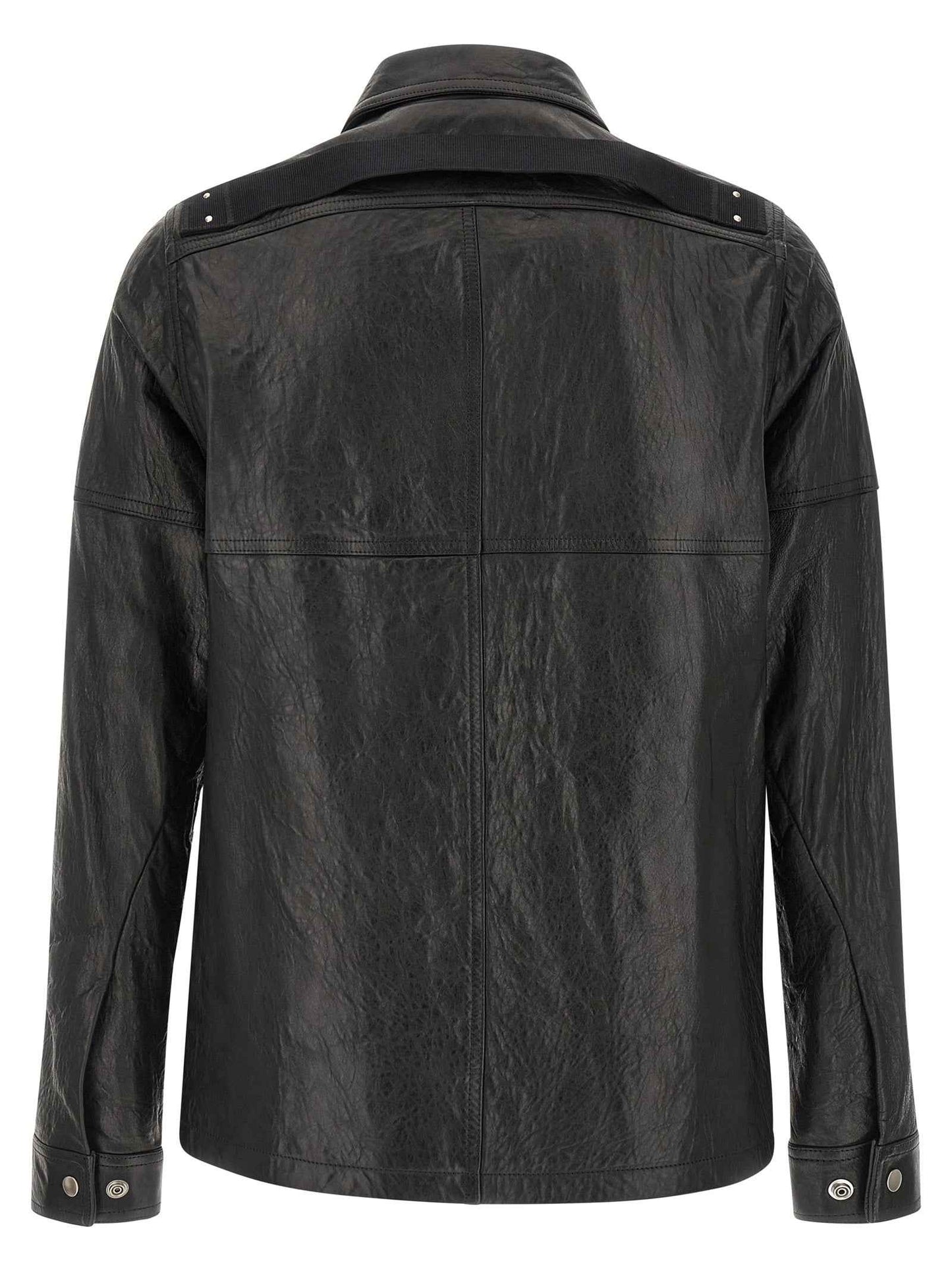 Black Lamb Leather Leather Jacket