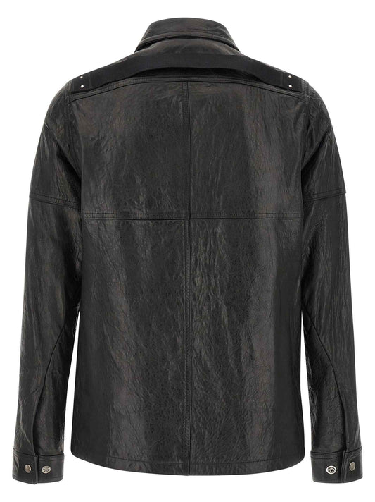 Black Lamb Leather Leather Jacket