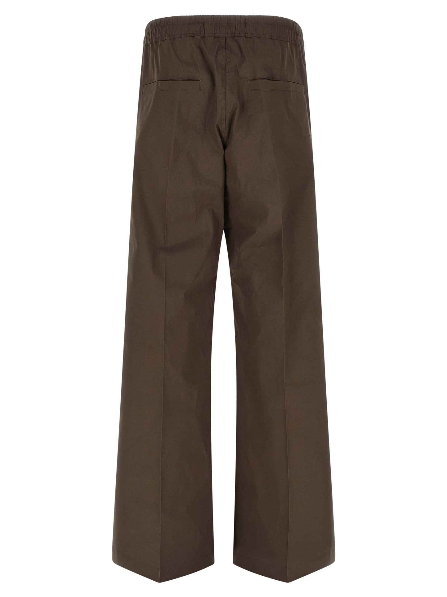 Brown Cotton Cargo Pants