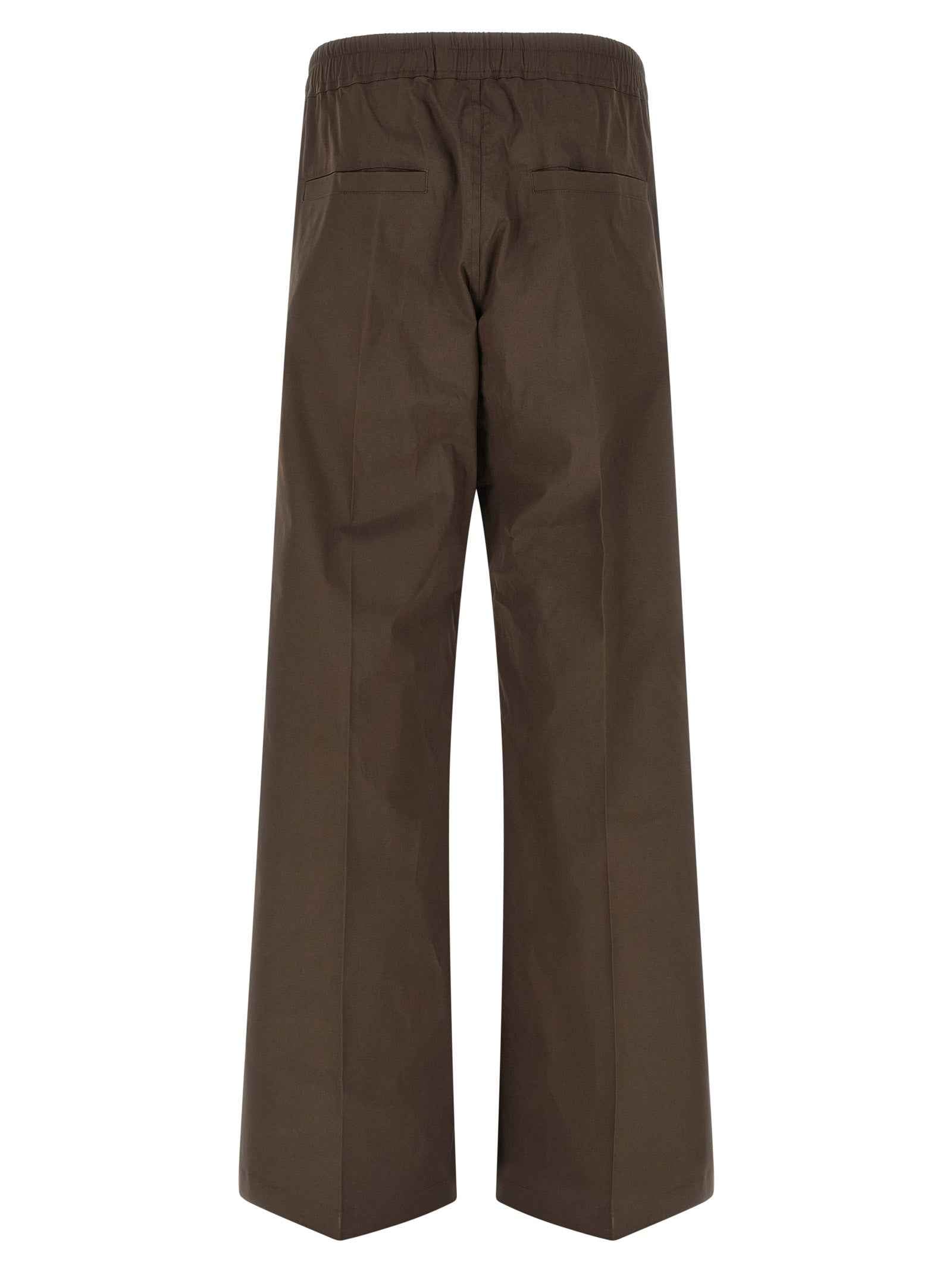 Brown Cotton Cargo Pants