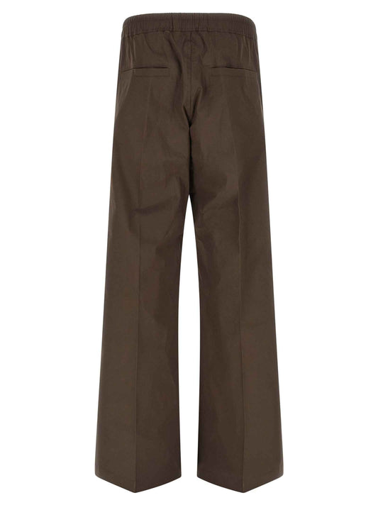 Brown Cotton Cargo Pants