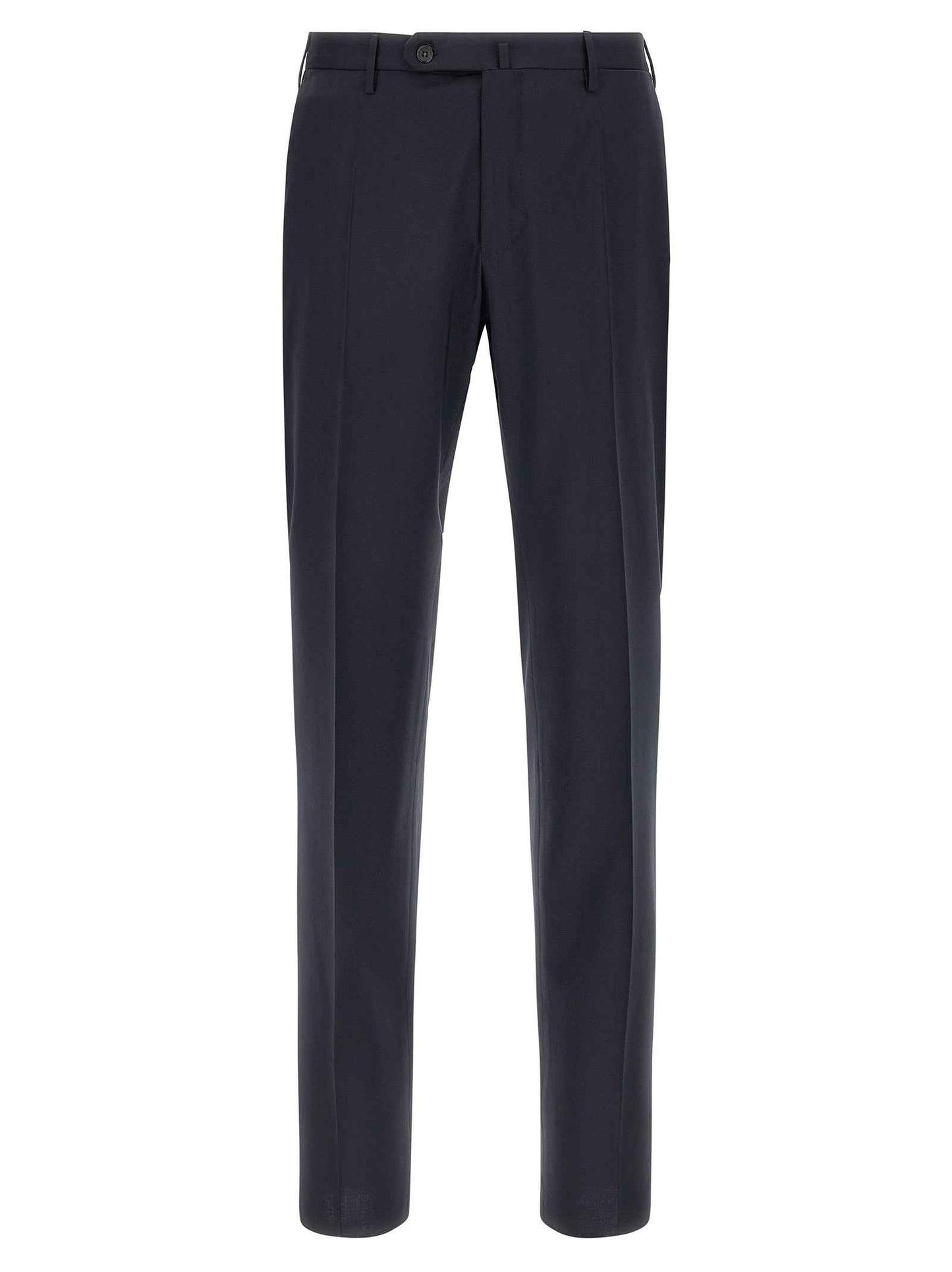 Blue Virgin Wool Dress Pants