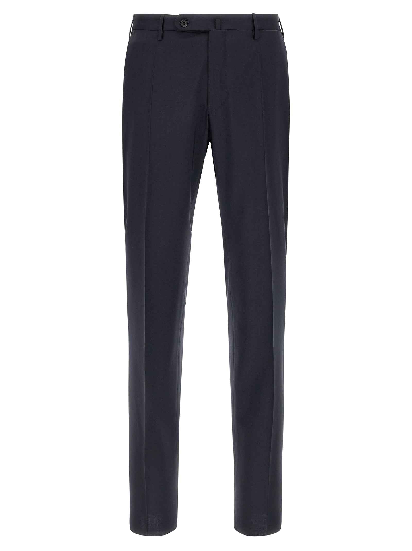 Blue Virgin Wool Dress Pants
