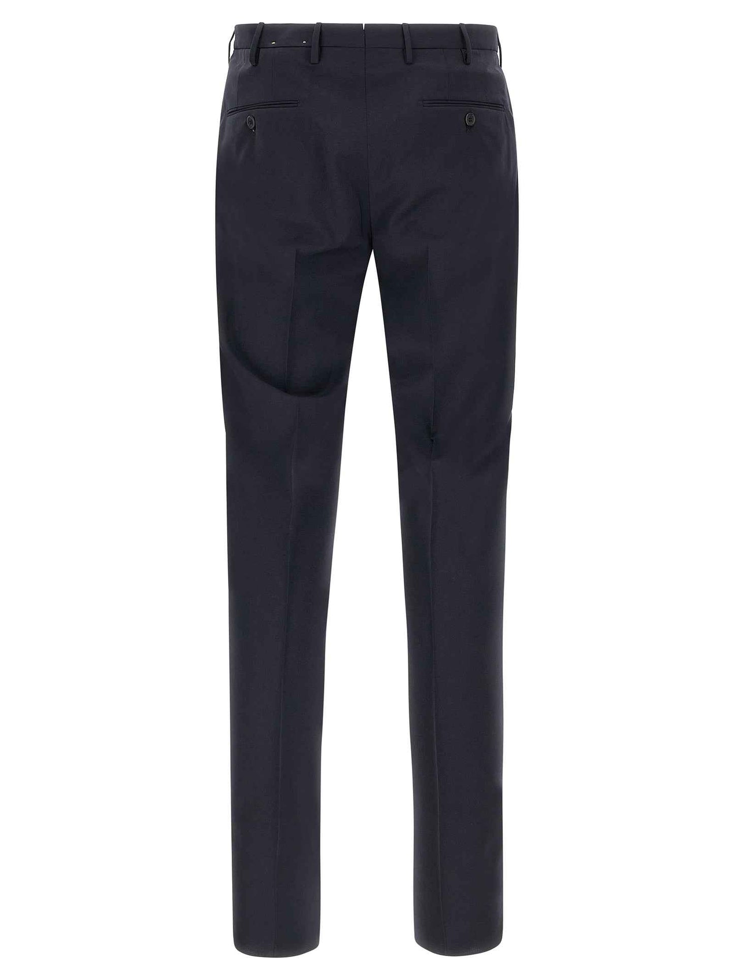 Blue Virgin Wool Dress Pants
