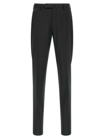 Black Virgin Wool Dress Pants